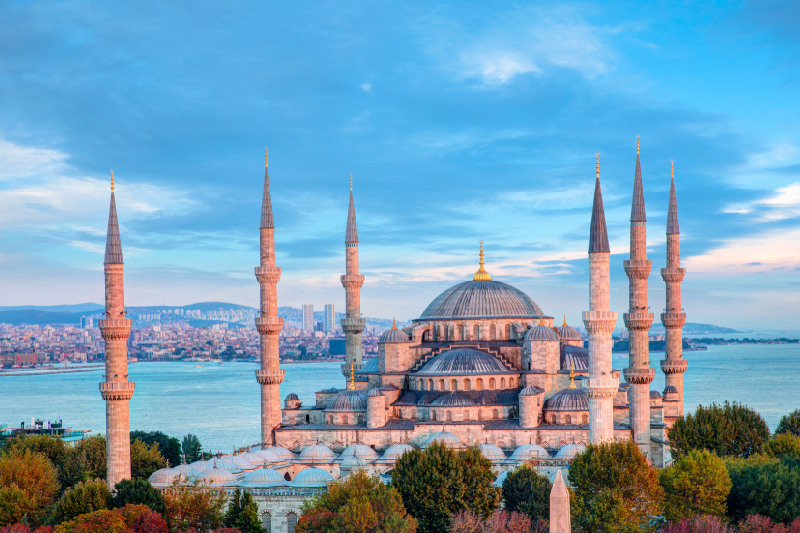 A Mesquita Sultanahmet- Istambul, Turquia
