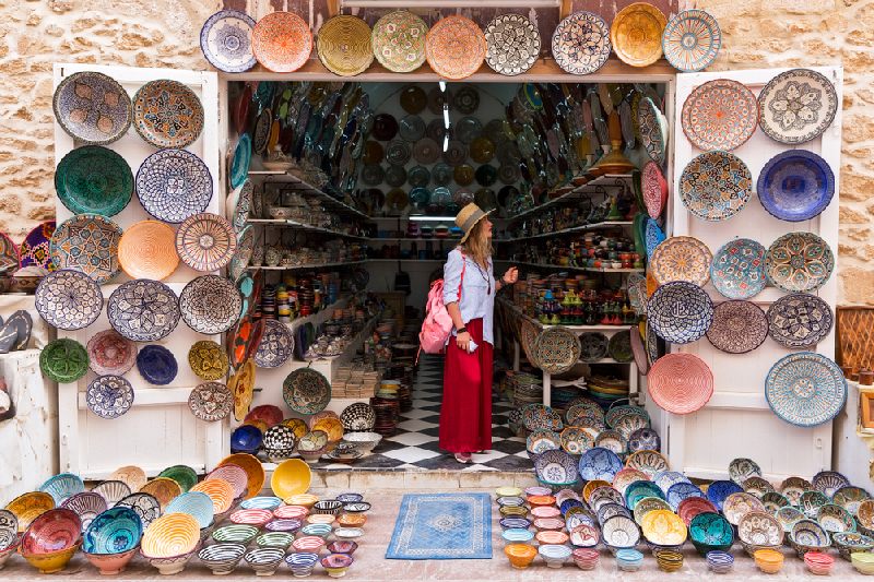 pequena loja no Marrocos