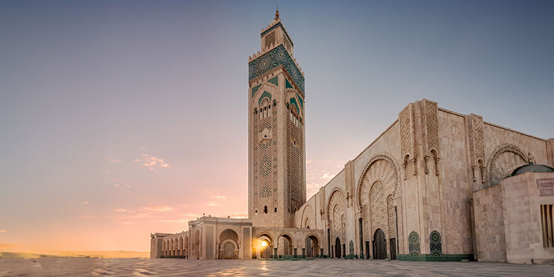 Mesquita Hassan II, a maior mesquita de Marrocos