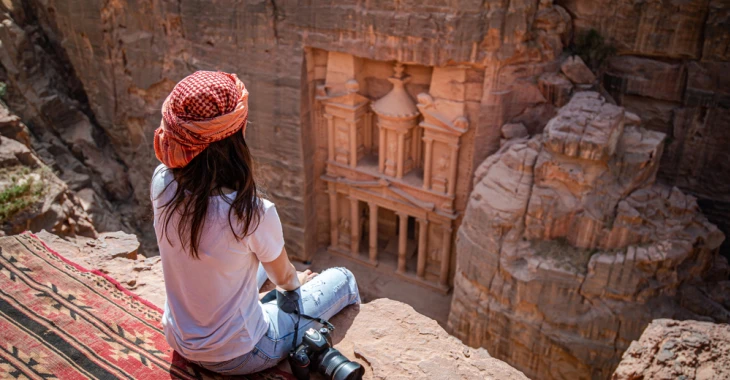 Al Khazneh na antiga cidade de Petra